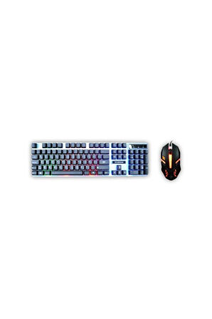 Gaming Oyuncu Rgb Işıklı Klavye Mouse Set