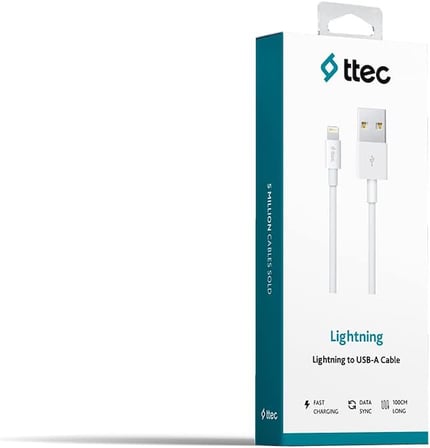 Lightning 100cm Şarj Kablosu- Beyaz (2DK7508B)