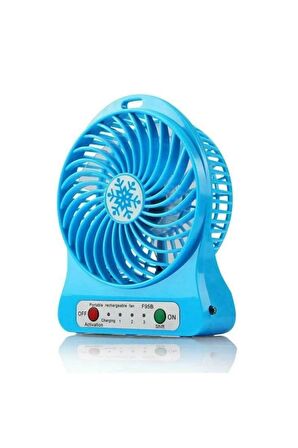 <p> Mini Fan Şarjlı Mini El Fanı Vantilatör Soğutucu</p>