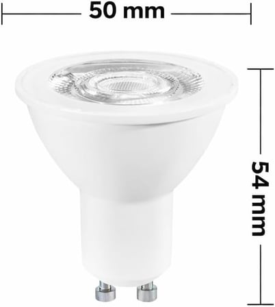Osram 4,5W GU10 LED Ampul - 350 Lumen, 3000K Sarı Işık, 36° Işık Açısı, 15.000 Saat Ömür, Enerji Verimli (10)