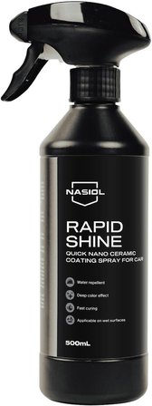 Rapidshine + Glasshield Sprey-Avantajlı Set-Araç Bakım Seti-Hızlı Nano Seramik Kaplama ve Araç Camları için Nano Yağmur Kaydırıcı 2li Set, Derin Parlaklık, Su ve Leke İtici