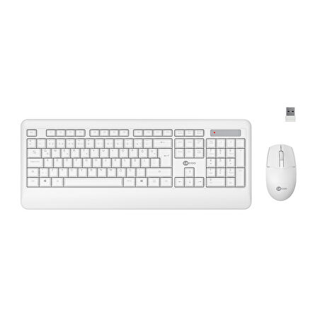 Lecoo KW202 Kablosuz Türkçe Q Klavye & Mouse Set