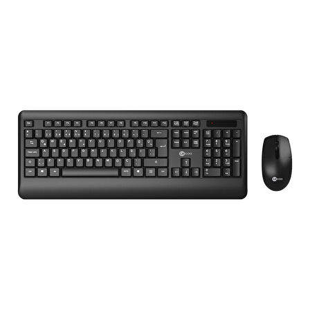 Lecoo KW202 Kablosuz Türkçe Q Klavye & Mouse Set
