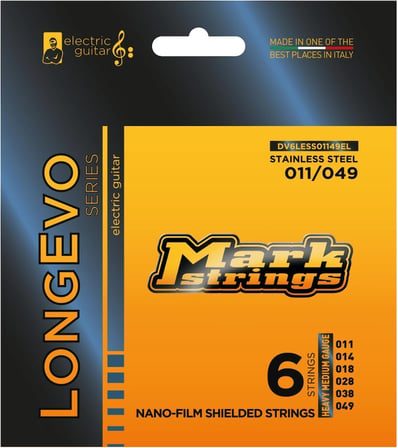 Longevo Stainless Steel Nanofilm Shielded 11-49 Elektro Gitar Teli