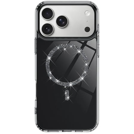 Apple iPhone 17 Pro Live Diamond Magsafe Kapak - Siyah