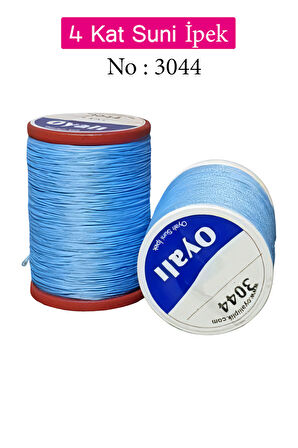 Oyalı 4 Kat Suni İpek İplik İğne Oyası Boncuk İpi Tığ Oyası No:3044