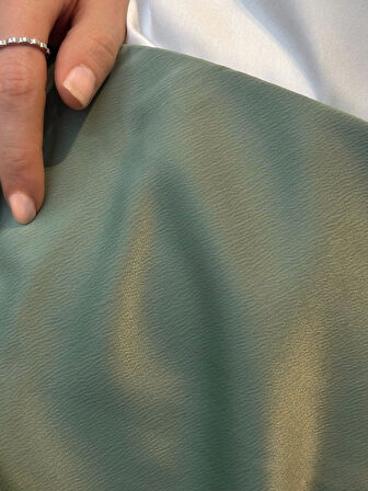 Midi Boy Dokuma Saten Etek