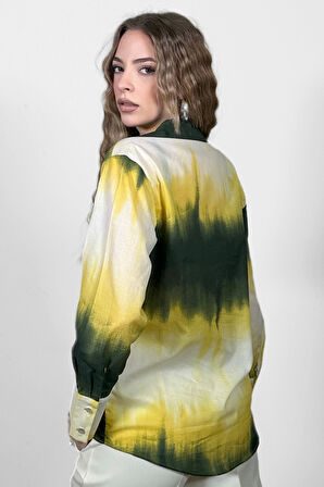 Degrade Desenli Gömlek