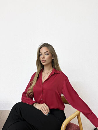 Basic Kırmızı Gömlek