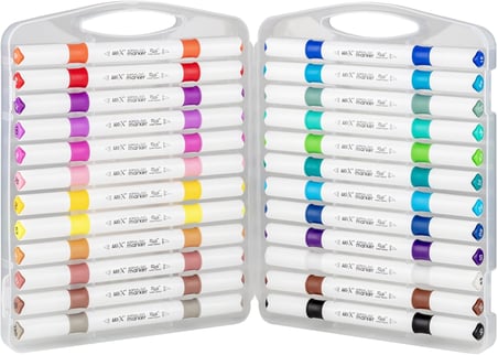 Rich Art-X Akrilik Marker Çift Taraflı Profesyonel Kalem Seti 24 Lü