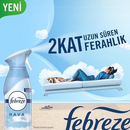 Hava Ferahlatıcı Sprey Oda Kokusu Okyanus Esintisi 185 ml