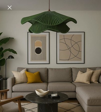 AFRALYAHOME TEKLİ SARKIT İSKANDİNAV STYLE BOHEM AVİZE (KAHVE)