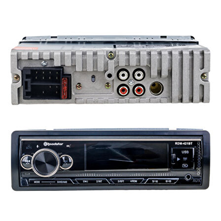 ROADSTAR RDM-421BT 2XUSB/SD/FM/AUX/BT MEKANİKSİZ OTO TEYP 4X50 WATT