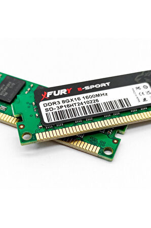 FURY E-sport Ddr3 16gb 1600mhz Masaüstü Ram Bellek 2x8gb