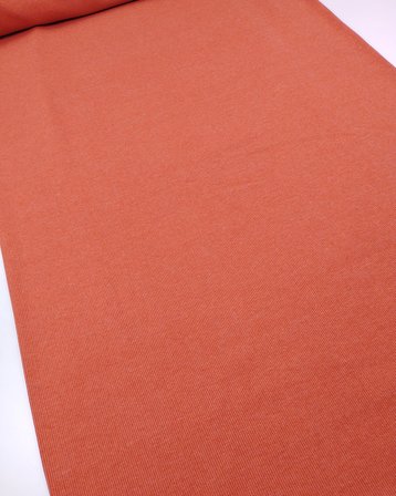 Turuncu Nar Çiçeği Kaşkorse Ribana Kumaş Esnek Yumuşak Bodylik & Bluzluk 120x180cm