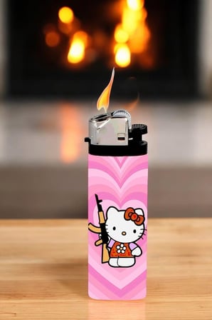 Hello Kitty Dıkşın Baskılı Çakmak
