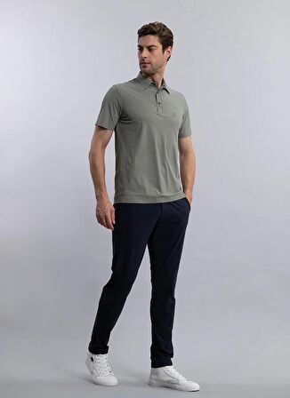 Duno Düz Haki Erkek Polo T-Shirt TURBO DEIVA