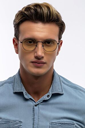 Arroh Erkek Siyah Mavi Işık Korumalı Ekran Koruyucu Gözlük