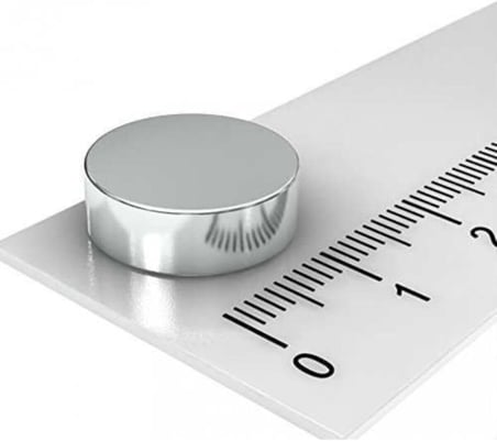 Dünya Magnet Yuvarlak Neodyum Mıknatıs, 15X5 Mm, Süper Güçlü Magnet, N35 Kalite