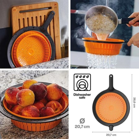 Fiskars Silikon Süzgeç Buhar Sepeti