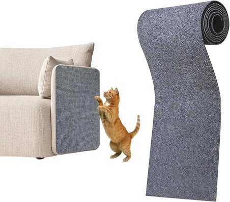 200 cm x 40 cm kedi tırmalama matı, kediler için çizilmeye karşı koruma, kedi tırmalama matı, kediler için tırmalama matı, kedi tırmalama tahtası, halı, kanepe, mobilya için (A)