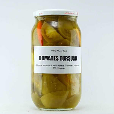 Ev Yapımı Yeşil Domates Turşusu 1200 G