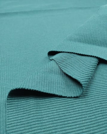 Koyu Zümrüt Yeşili Kaşkorse Ribana Kumaş Esnek Yumuşak Bodylik & Bluzluk En: 120cm