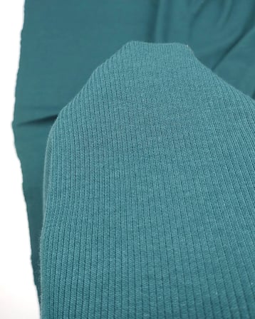 Koyu Zümrüt Yeşili Kaşkorse Ribana Kumaş Esnek Yumuşak Bodylik & Bluzluk En: 120cm