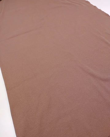 Vizon Kahve Kaşkorse Ribana Kumaş Esnek Yumuşak Bodylik & Bluzluk 120x180cm