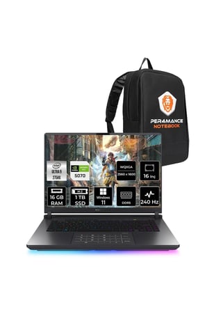 Rog Strix G16 Ultra 9 275HX 16GB 1TB SSD RTX5070/8GB 240Hz 16" QHD+ W11P Gaming Laptop G615LP