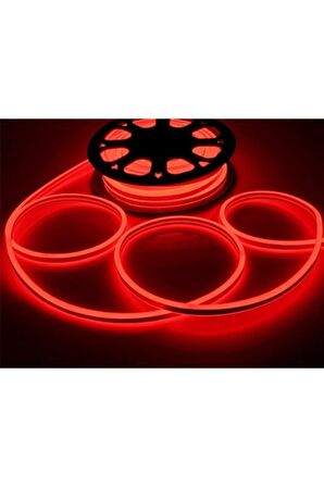 220V 2835 120 ledli 1 metre neon led kırmızı ve 220v neon için güç kablosu