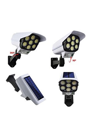 21 W Solar Kamera Tipi Aydınlatma Armatürü Beyaz ışık