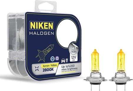 12V H7 55W SARI IŞIK AMPUL 2800K (2 ADET)