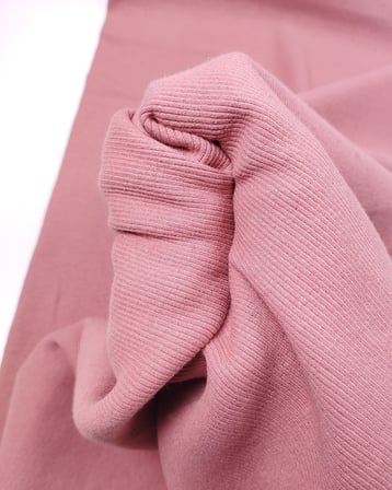 Gül Kurusu Küllü Pembe Kaşkorse Ribana Kumaş Esnek Yumuşak Bodylik & Bluzluk 120x180cm