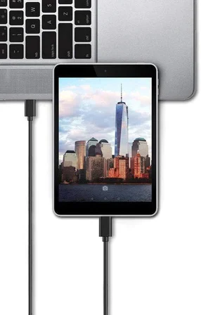 Type-C USB Şarj ve Data Kablosu - 3 Metre Siyah