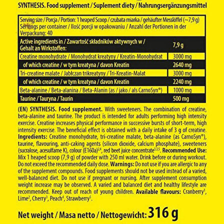 NUCLEAR NUTRITION SYNTHESIS MULTI CREATINE COMPLEX 300 G