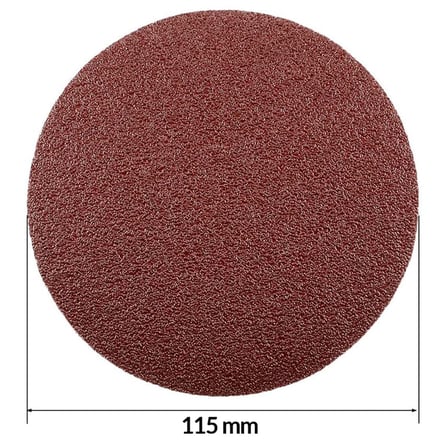50 Adet Cırt Zımpara Matkap Spiral 115 mm Daire Zımpara Ahşap Metal Zımparası (80 kum)