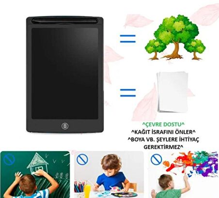 Tablet Yazı Çizim Tableti Resim Çizme Not Alma Tahtası Dijital LCD Ekranlı 8.5 Inç Tablet