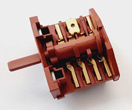 4 Konum + off Şalter , Kumtel Zenon Serisi Fırın Kademe Anahtarı Şalteri