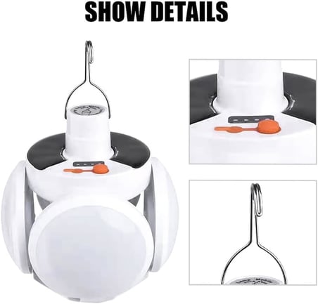 Solar enerji kamp lambası, 5 mod, SOS su geçirmez, USB şarj edilebilir LED kamp feneri, akıllı uzaktan kumanda, su geçirmez, katlanabilir LED kamp ışığı, kamp lambası, güneş enerjili, acil durum,