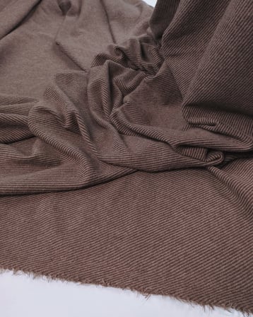 Haki Diagonal Desenli Jakarlı İnterlok Kumaş Yumuşacık Esnek Hırkalık & Kazaklık En: 145cm