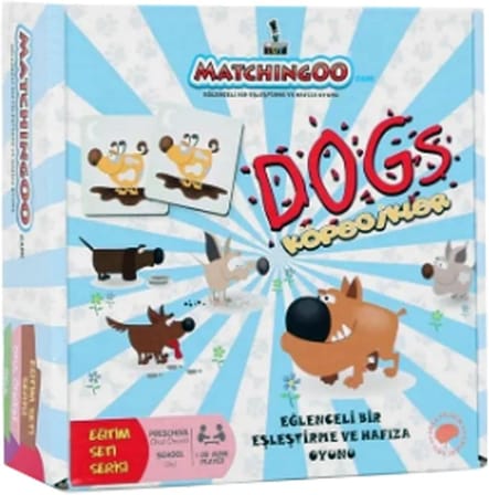 Matchingoo Eşleştirme Ve Hafıza Kartları : Köpekcikler