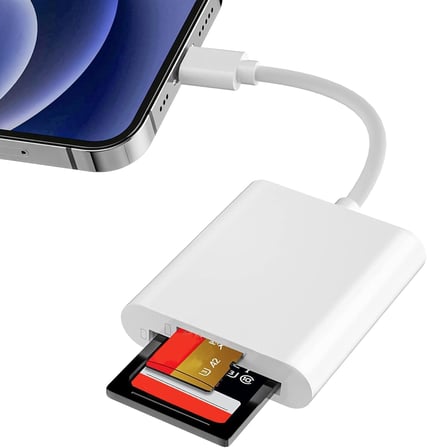 NK1023 2'si 1 arada Telefon ve Pad için Type-C’den SD Karta OTG SD/TF Bellek Dönüştürücü Tak Çalıştır Kart Okuyucu