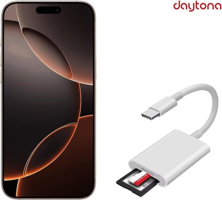 NK1023 2'si 1 arada Telefon ve Pad için Type-C’den SD Karta OTG SD/TF Bellek Dönüştürücü Tak Çalıştır Kart Okuyucu
