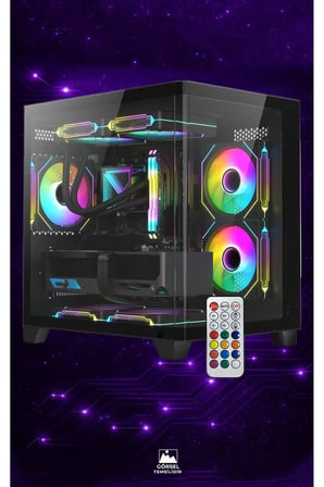 GA LEGEND-3 Gaming PC | RTX 5060 8GB + Ryzen 9 9900X | 16GB DDR5 RAM | 512GB SSD Hazır Sistem