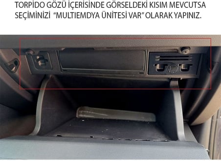 Volkswagen Polo MK6 İçin Uyumlu Konfor Seti̇ Eşya Saklama Cepleri İçin Hazır Kumaş Kaplama Ses Giderici İzolasyon Amaçlı Set (TORPİDO CD ÜNİTESİZ)