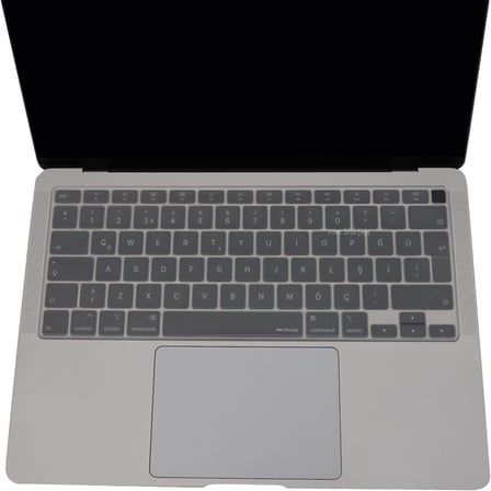 US İngilizce Klavye Koruyucu MacBook Air 13 A2179 A2337 M1 Uyumlu | US ANSI Amerikan Düz Enter | Silikon Keyboard Cover Şeffaf
