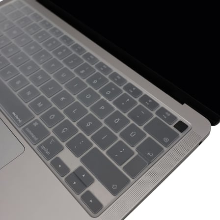 US İngilizce Klavye Koruyucu MacBook Air 13 A2179 A2337 M1 Uyumlu | US ANSI Amerikan Düz Enter | Silikon Keyboard Cover Şeffaf