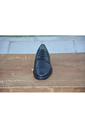 BerenniM675 Erkek Kışlık Kundura Hakiki Deri  Kauççuk Taban Bağlı