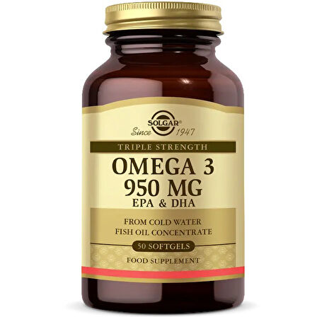 Solgar Omega-3 950 Mg 50 Kapsül